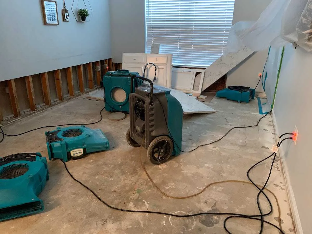 Dehumidifier in flood-cut room for Water Extraction & Removal in Manhattan